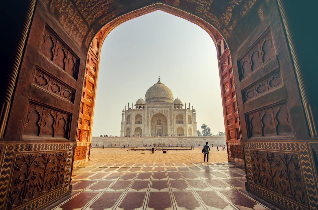 Le Taj Mahal à Agra, en Inde